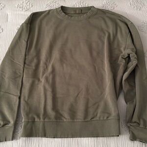 Original Nuuds Green Sage Crewneck Sweatshirt Cotton Polyester Women’s Small S